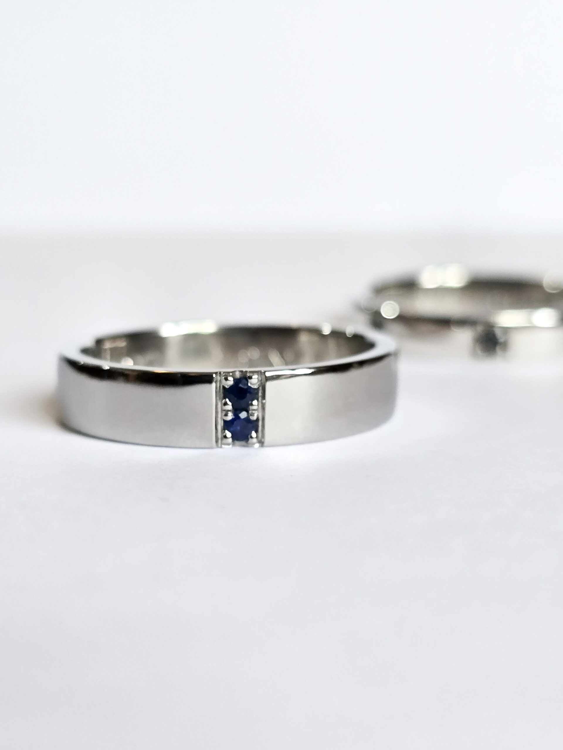 Argollas de matrimonio Eros Platino - Imagen 2
