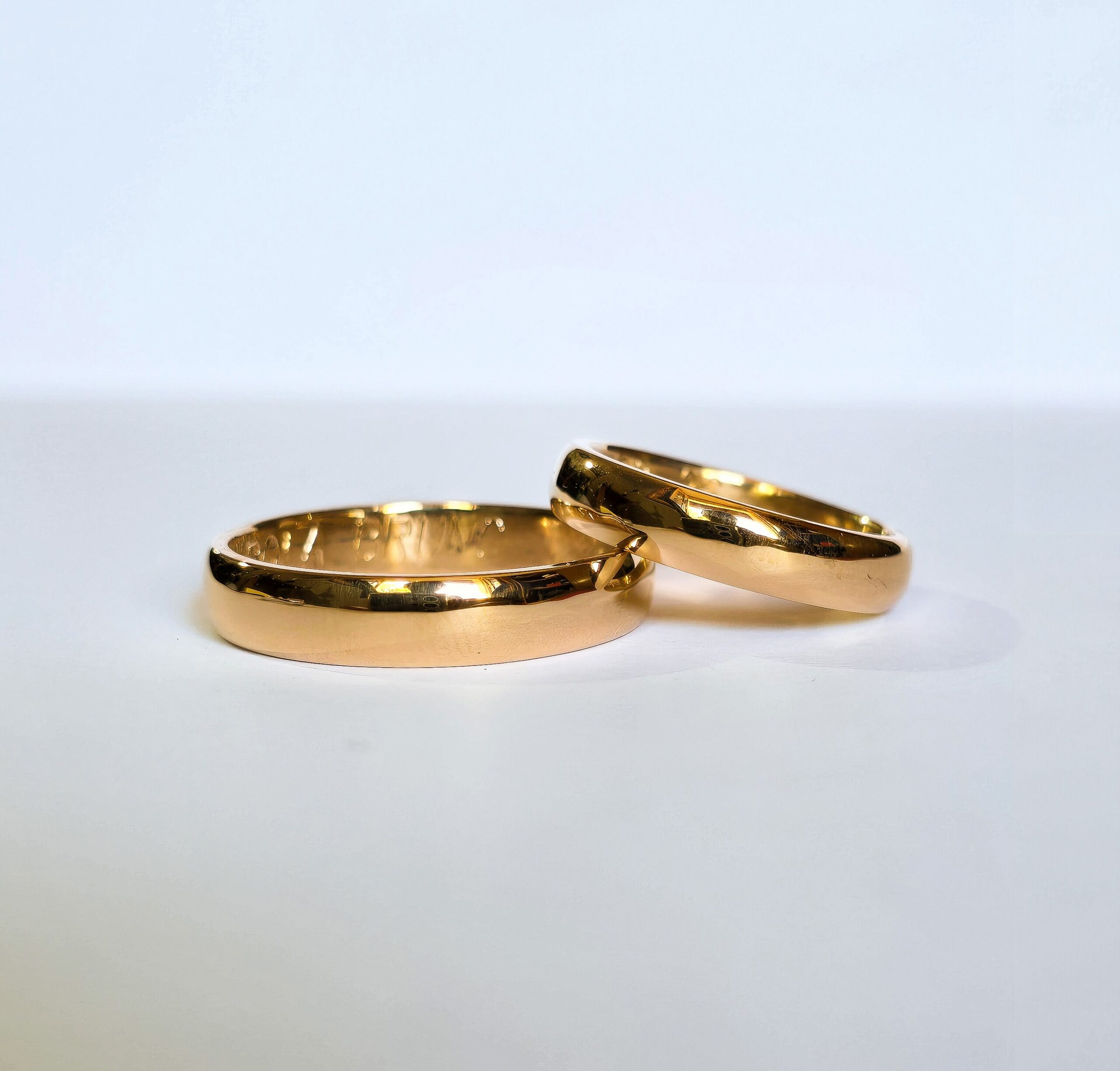 Argollas de matrimonio oro miel - Imagen 2