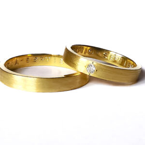 Argollas de matrimonio estrella