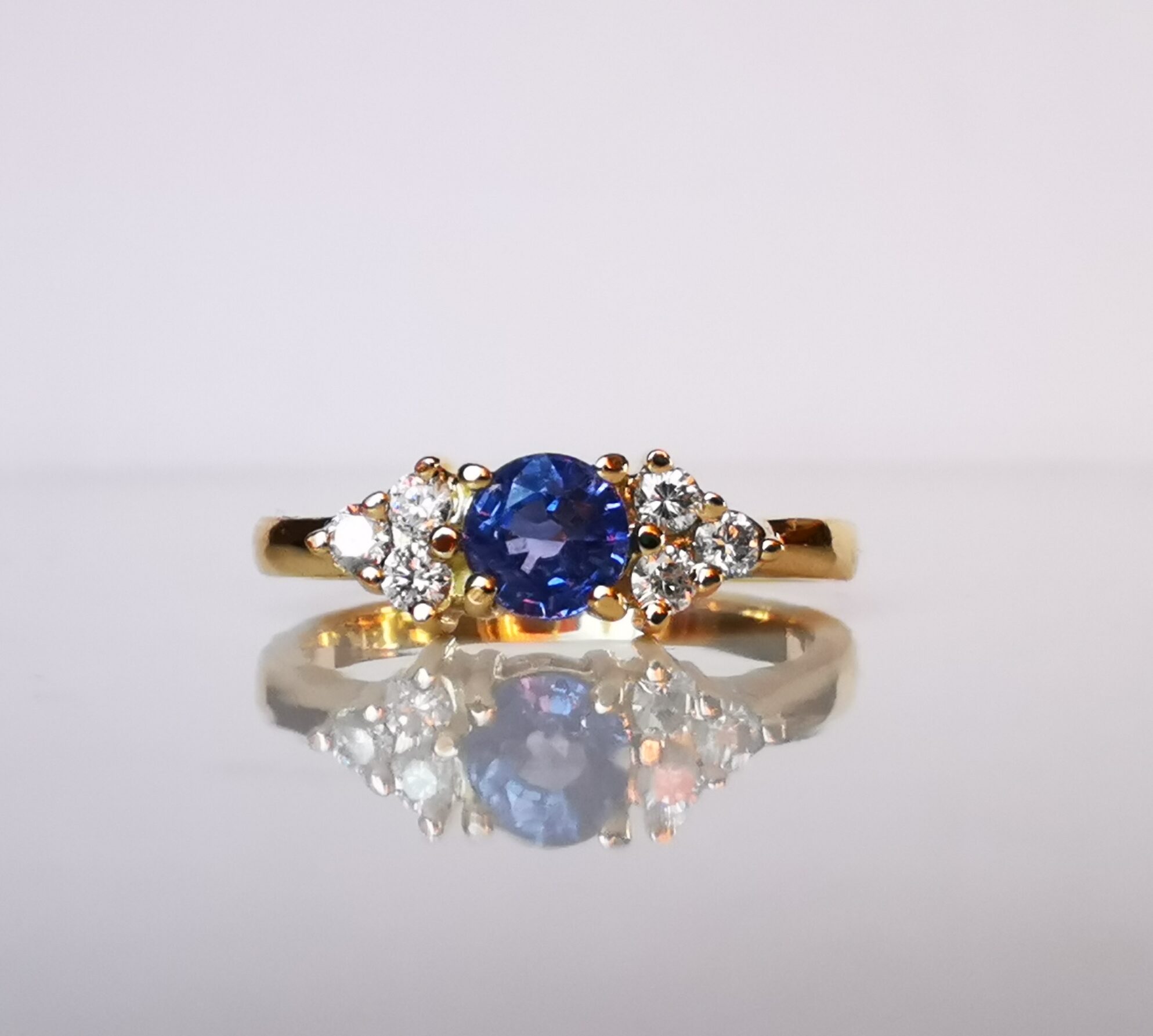 Anillo Tricillo Bluish