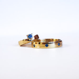Argollas de matrimonio Moon walk