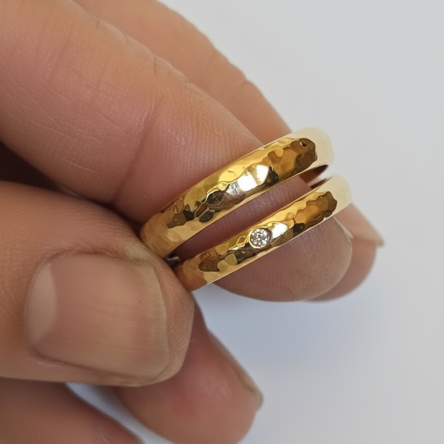 Argollas de matrimonio Panal - Imagen 2