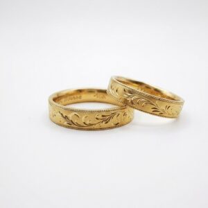 Argollas de matrimonio Rama oro 18k